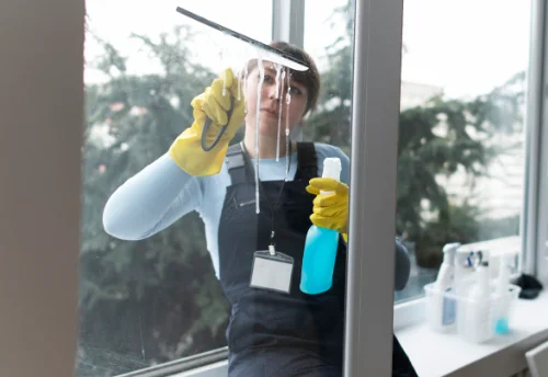 Nettoyage de vitres intérieures et extérieures à Marconne
